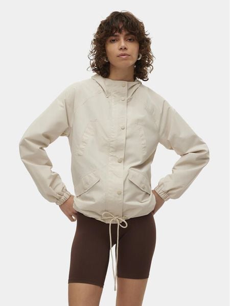Vero Moda Kurtka przejściowa Siri 10301420 Beżowy Regular Fit. Brązowe kurtki damskie Vero Moda, l, bez wzorów, z syntetyku, bez kaptura. Za 89.99 zł.