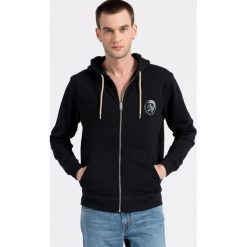 Diesel - Bluza. Czarne bluzy z kapturem męskie Diesel, l, z bawełny. Za 329.90 zł.