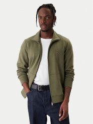 Tommy Hilfiger Bluza Essential MW0MW41759 Zielony Regular Fit. Zielone bluzy bez kaptura męskie Tommy Hilfiger, m, z bawełny. Za 489.99 zł.