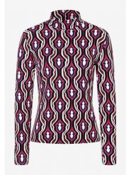 More & More Koszulka w kolorze biało-czarno-różowym rozmiar: 36. Białe bluzki damskie MORE & MORE, bez wzorów, bez kołnierzyka. Za 81.45 zł.