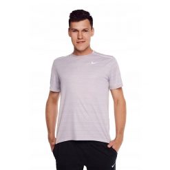 Koszulka Sportowa Męska Nike. Szare t-shirty sportowe męskie Nike, m, bez ramiączek, na fitness i siłownię. Za 60.70 zł.