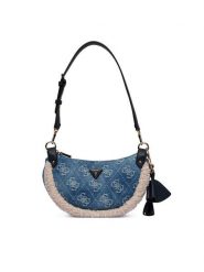 Guess Torebka Katie HWDL22 53180 Niebieski. Niebieskie torebki klasyczne damskie Guess, z aplikacjami, z materiału, bez dodatków. Za 494.99 zł.
