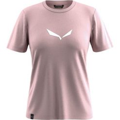 T-shirt damski Salewa Solid Dry. Czarne t-shirty damskie Salewa, l, bez wzorów, z bawełny, bez kołnierzyka. Za 185.00 zł.