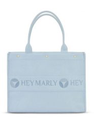 Hey Marly Torebka "Signature" w kolorze błękitnym - 41 x 33 x 16 cm rozmiar: onesize. Niebieskie torebki klasyczne damskie Hey Marly, bez wzorów, z materiału, bez dodatków. Za 266.03 zł.