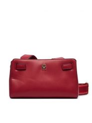 Tommy Hilfiger Torebka Th Joy Crossover AW0AW19065 Czerwony. Czerwone listonoszki damskie Tommy Hilfiger, bez wzorów, ze skóry, bez dodatków. Za 489.99 zł.