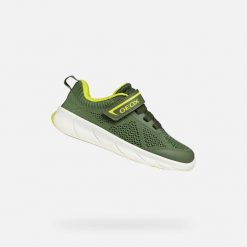 Buty GEOX J FOOT RUN Zielony. Zielone buty fitness męskie Geox, na fitness i siłownię. Za 203.99 zł.