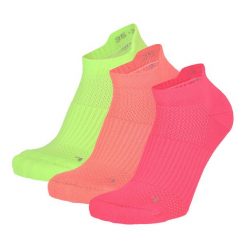 Skarpety do tenisówek fitness - Uniseks - Multi neonowe - 3 pary. Czerwone skarpetki damskie XTREME, bez wzorów, z elastanu. Za 122.04 zł.