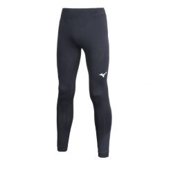 Spodnie Mizuno Team Core undertight. Czarne spodnie dresowe męskie Mizuno, bez wzorów, z dresówki. Za 174.00 zł.