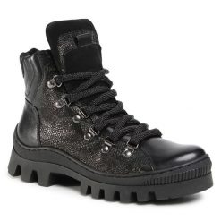 Trapery Lasocki. Czarne trapery damskie Lasocki, bez obcasa. Za 120.99 zł.