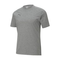 Koszulka treningowa męska Puma teamCUP Casuals T-Shirt. Szare t-shirty męskie Puma, m, bez wzorów, z bawełny, bez kołnierzyka. Za 50.00 zł.