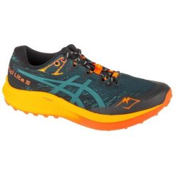 Buty do biegania Asics Fuji Lite 5 1011B889-300 zielone. Zielone obuwie do biegania damskie . Za 749.93 zł.