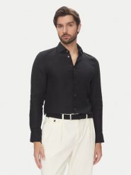 Marc O'Polo Koszula 524 7428 42460 Czarny Shaped Fit. Czarne koszule męskie Marc O´Polo, m, bez wzorów, ze lnu, bez kołnierzyka, bez ramiączek. Za 299.99 zł.