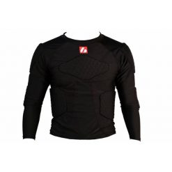 FS-08 S Koszulka kompresyjna z długim rękawem, futbol amerykański. Czarne t-shirty sportowe męskie BARNETT, m, bez ramiączek, na fitness i siłownię. Za 199.00 zł.
