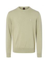 BOSS Orange sweter z dzianiny z zawartością kaszmiru - Kanovano Mężczyźni Bawełna zielony, XL. Pomarańczowe swetry męskie Boss Orange, m, bez wzorów, z bawełny, bez kołnierzyka. Za 549.95 zł.