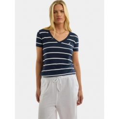 T-shirt damski Nautica Hosta. Białe t-shirty damskie Nautica, xs, bez wzorów, bez kołnierzyka. Za 209.00 zł.