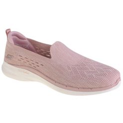 Buty sportowe Sneakersy damskie, Skechers Go Walk 6 - Valerie. Czerwone buty sportowe na co dzień damskie Skechers, bez wzorów, trekkingowe. Za 199.99 zł.