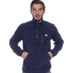Męska kurtka Leone 1947 Apparel Micro Polar, ze stójką i zamkiem do połowy. Niebieskie kurtki męskie LEONE 1947 APPAREL, l, bez wzorów, z polaru, sportowe, bez kaptura. Za 65.68 zł.