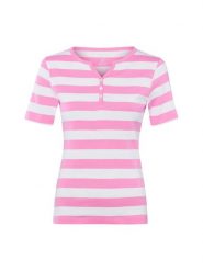 Brookshire Koszulka Kobiety Bawełna wyrazisty róż|biały, M. Białe t-shirty damskie brookshire, m, bez wzorów, z bawełny, bez kołnierzyka. Za 79.95 zł.