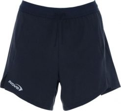 Spodenki do biegania damskie Inov-8 Airlite 5 Short. Czarne szorty damskie Inov-8, bez wzorów, z materiału, sportowe. Za 263.99 zł.