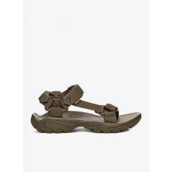Sandały turystyczne męskie Teva Terra Fi 5 Universal. Zielone sandały męskie Teva, bez zapięcia. Za 335.99 zł.