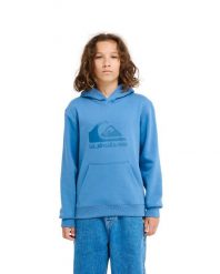 Bluza z kapturem dla Chłopcy COMP LOGO. Niebieskie bluzy z kapturem męskie Quiksilver, m, z bawełny. Za 169.99 zł.