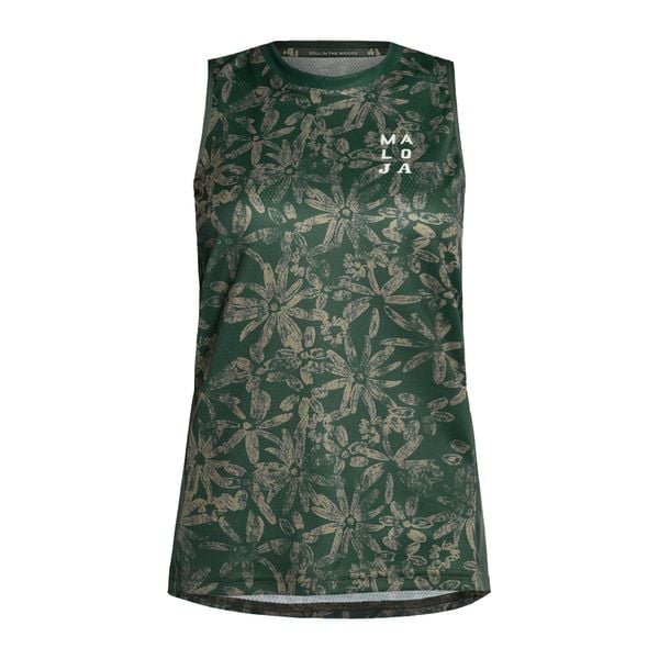 Koszulka rowerowa damska Maloja EnvaliraM Top. Zielone topy damskie Maloja, xs, bez wzorów, bez kołnierzyka. Za 209.99 zł.