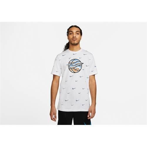 Koszulka sportowa męska Nike DO2250100. Białe t-shirty sportowe męskie Nike, m, bez ramiączek, na fitness i siłownię. Za 244.00 zł.