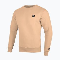 Bluza męska Octagon Small Logo. Brązowe bluzy bez kaptura męskie OCTAGON, m. Za 169.99 zł.