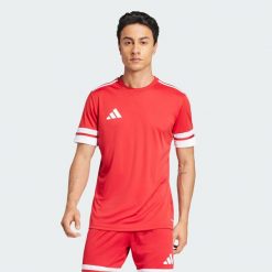 Koszulka Squadra 25. Białe t-shirty sportowe męskie Adidas, xl, bez ramiączek, do piłki nożnej. Za 99.95 zł.