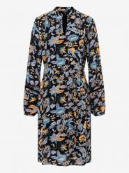 More & More Sukienka w kolorze czarno-pomarańczowym rozmiar: 34. Czarne sukienki damskie MORE & MORE, na imprezę, s, bez wzorów, z tkaniny, klasyczne, bez kołnierzyka, bez ramiączek, midi. Za 96.83 zł.