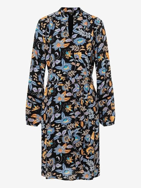 More & More Sukienka w kolorze czarno-pomarańczowym rozmiar: 34. Czarne sukienki damskie MORE & MORE, na imprezę, s, bez wzorów, z tkaniny, klasyczne, bez kołnierzyka, bez ramiączek, midi. Za 156.61 zł.