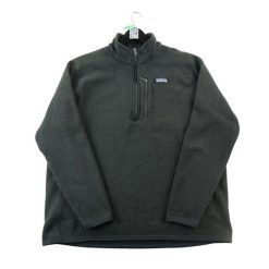 Second life - Bluza polarowa męska czarna - Stan bardzo dobry. Czarne bluzy bez kaptura męskie Patagonia, m, z materiału. Za 249.96 zł.