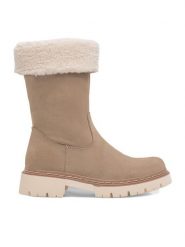 Jenny Fairy Botki GAMMA WS5866-23 Beżowy. Brązowe botki damskie Jenny Fairy, z materiału, bez obcasa, na płaskiej podeszwie, bez zapięcia. Za 109.99 zł.