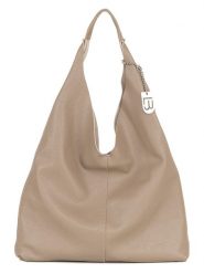 Lucca Baldi Skórzany shopper bag "Catanzaro" w kolorze beżowym - 46 x 35 x 5 cm rozmiar: onesize. Brązowe shopper bag damskie Lucca Baldi, bez wzorów, z materiału, na ramię, bez dodatków. Za 332.24 zł.
