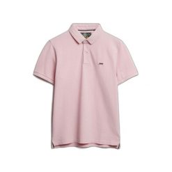Koszulka polo z piki Superdry Classic. Czerwone koszulki polo męskie Superdry., m, bez wzorów, bez ramiączek. Za 236.50 zł.