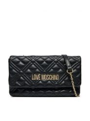 LOVE MOSCHINO Torebka JC4097PP1MLA0000 Czarny. Czarne torebki klasyczne damskie Love Moschino, bez wzorów, ze skóry, wizytowe, bez kołnierzyka, bez ramiączek. Za 449.99 zł.