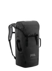 Plecak Petzl Transport 30 - black. Czarne plecaki damskie PETZL, bez wzorów, z materiału, biznesowe. Za 494.35 zł.