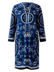 Miss Lagotte Sukienka w kolorze granatowym rozmiar: 40. Niebieskie sukienki damskie Miss Lagotte, na co dzień, bez wzorów, bez kołnierzyka, bez ramiączek, midi, proste. Za 192.79 zł.