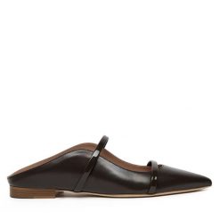 Klapki MALONE SOULIERS. Brązowe klapki damskie MALONE SOULIERS, bez wzorów, bez obcasa. Za 1,919.00 zł.