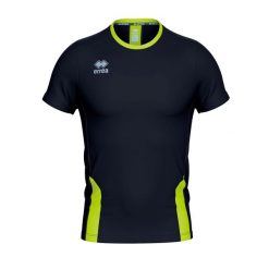T-Shirt Errea Remy Maglia Mc Ad Dorośli. Czarne t-shirty męskie ERREA, l, bez wzorów, z materiału, bez kołnierzyka. Za 223.25 zł.