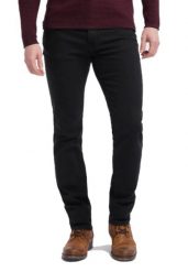 Męskie Spodnie Jeansowe MUSTANG Tramper Tapered Denim Black 1005088 4000 800. Czarne spodnie materiałowe męskie Mustang, bez wzorów, z denimu. Za 219.99 zł.