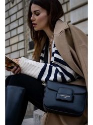 Victor & Hugo Paris Skórzana torebka "Eliane" w kolorze czarnym - 25 x 16 x 6 cm rozmiar: onesize. Czarne torebki klasyczne damskie Victor & Hugo Paris, bez wzorów, z materiału, bez dodatków. Za 287.51 zł.