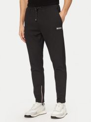 BOSS Spodnie dresowe Toc Spin 50554379 Czarny Regular Fit. Czarne spodnie dresowe męskie Boss, bez wzorów, z dresówki. Za 699.99 zł.