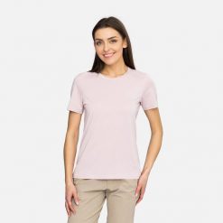 T-shirt damski VIKING Tover Lady Polartec. Czerwone t-shirty damskie VIKING, l, bez wzorów, ze skóry, bez kołnierzyka. Za 149.90 zł.