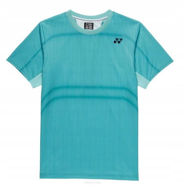 Koszulka tenisowa Yonex RG Crew Neck Shirt. Zielone t-shirty sportowe męskie YONEX, uniwersalny, z tkaniny, bez ramiączek, na fitness i siłownię. Za 499.00 zł.