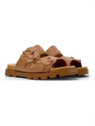 Camper Klapki "Brutus" w kolorze jasnobrązowym rozmiar: 40. Brązowe klapki damskie Camper, bez wzorów, bez obcasa. Za 239.99 zł.