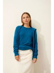 Just Cashmere Kaszmirowy kardigan "Debbie" w kolorze niebieskim rozmiar: L. Niebieskie kardigany damskie Just Cashmere, l, bez wzorów, z kaszmiru. Za 413.99 zł.