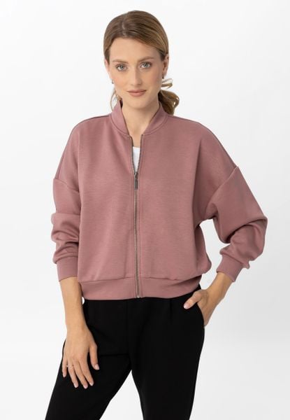 Bluza typu bomberka B-CHERRY. Czerwone bluzy bez kaptura damskie Volcano, m, z materiału. Za 159.99 zł.