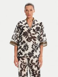 Devotion TWINS Bluzka Ethnic 025.004G Czarny Loose Fit. Czarne bluzki damskie Devotion Twins, m, bez wzorów, z bawełny, bez ramiączek. Za 469.99 zł.