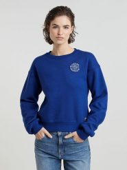 G-Star Bluza w kolorze niebieskim rozmiar: M. Niebieskie bluzy bez kaptura damskie G-Star, m, z bawełny. Za 162.49 zł.